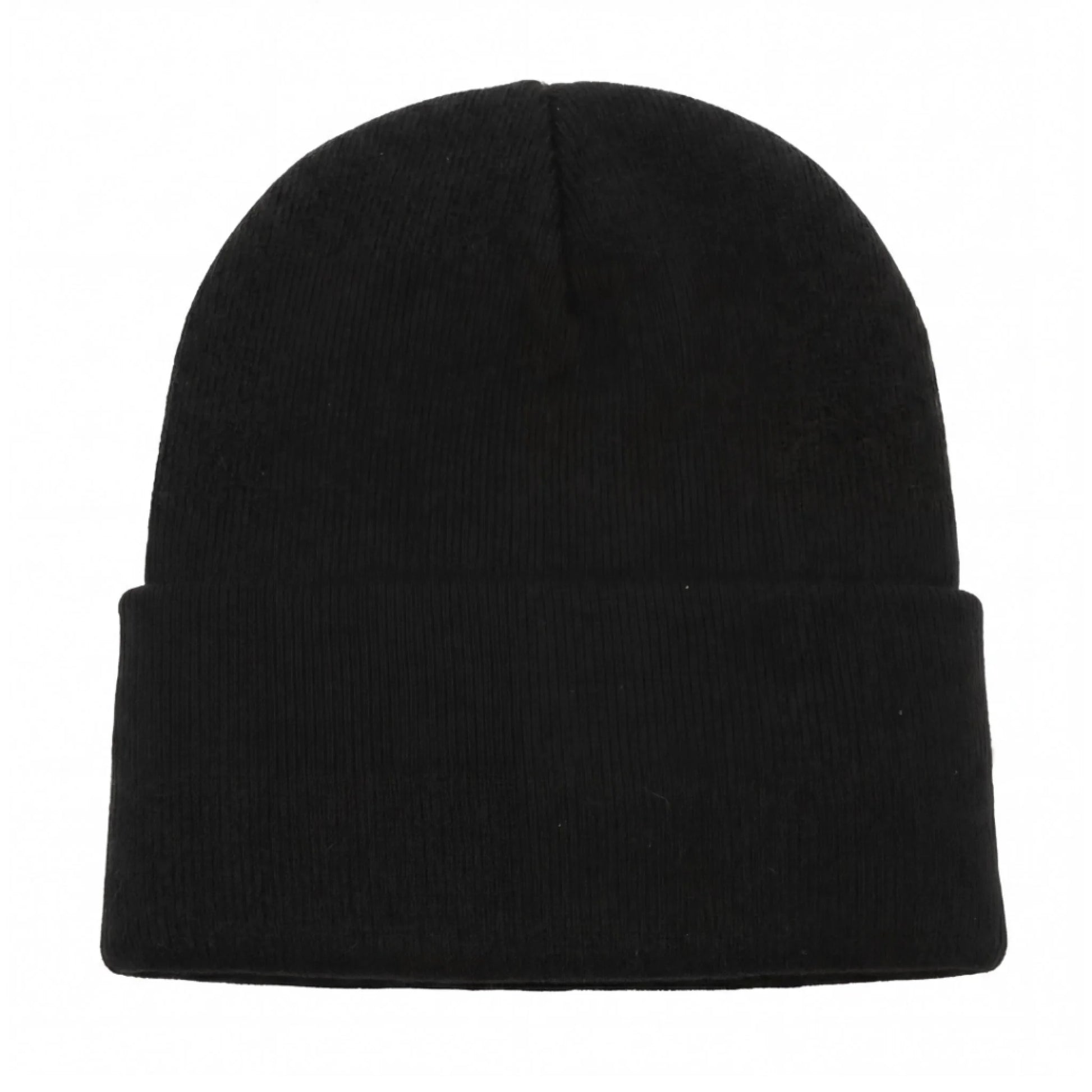 Black Brimco beanie with a soft knit construction, designed for warm, comfortable everyday wear with a clean, versatile style suitable for cold-weather use.