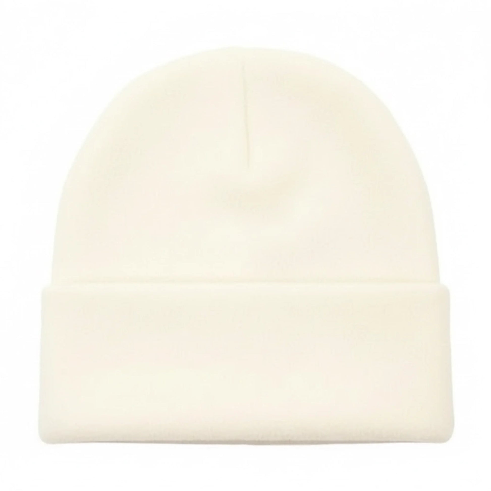 Off-white Brimco beanie with a soft knit construction, designed for warm, comfortable everyday wear with a clean, minimal style suitable for cold-weather use.
