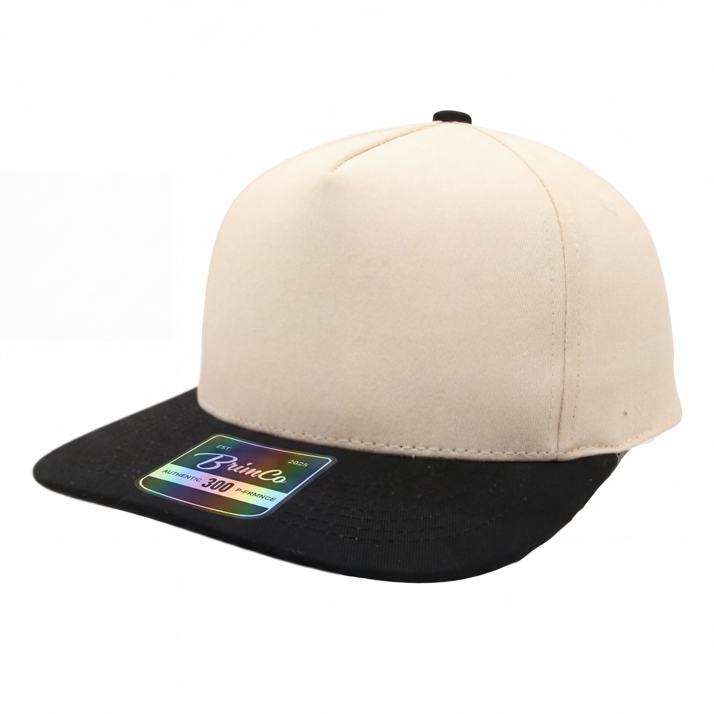 Black Brimco 300 hat with a structured design, built for comfortable everyday wear, durability, and a clean, versatile look suitable for casual and active use.
