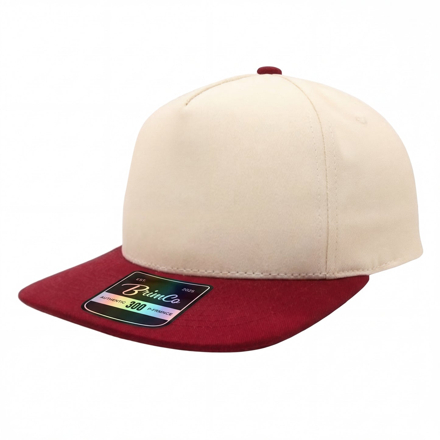 Maroon Brimco 300 hat with a structured design, built for comfortable everyday wear, durability, and a clean, versatile look suitable for casual and active use.