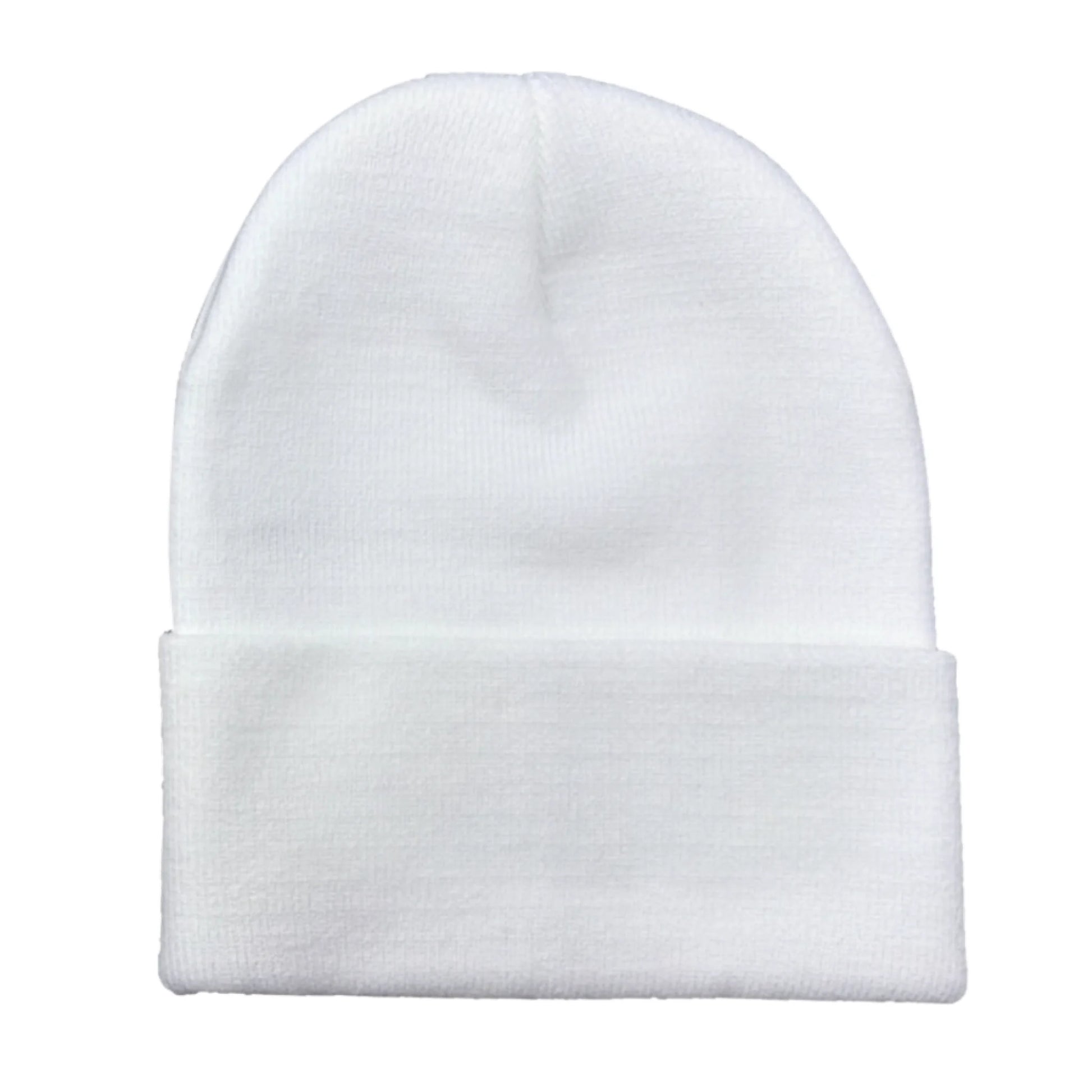 Soft white Brimco beanie with a soft knit construction, designed for warm, comfortable everyday wear with a clean, minimalist style suitable for cold-weather use.