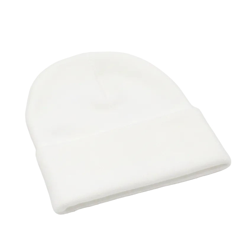 Soft White Beanie